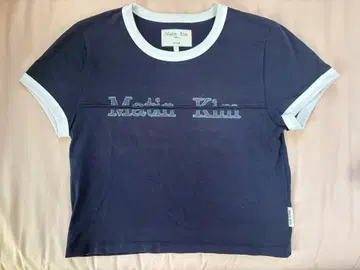 서울 구매 Matin Kim 네이비 반팔 티셔츠