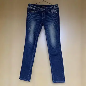 Romany Jeans 다크 블루 슬림핏 데님