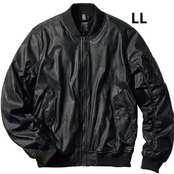 MA-1 타입 유틸리티 자켓 LL 블랙