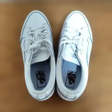 VANS 화이트 스니커즈 28cm 남성용