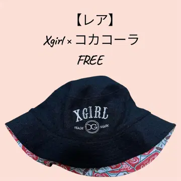 [인기 완판템 구하기 어려움 레어템] X-girl 코카콜라 콜라보 버킷햇