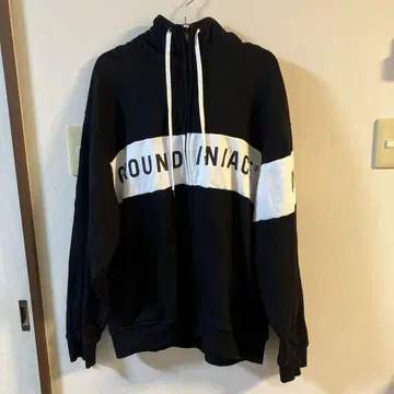 GROUND 프린트 집업 후드티 GROUND/N/ACE 사이즈 M