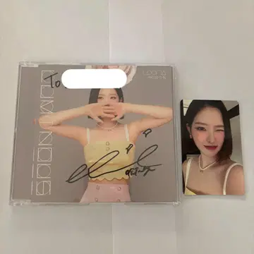 LOONA 혜주 사인 포함 CD