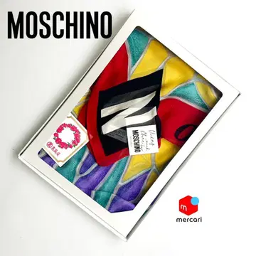 MOSCHINO 실크 스카프 [ 미사용 새상품 ]
