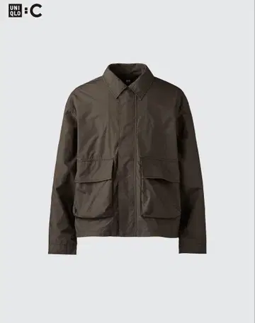 유니클로 UNIQLO 코튼 숏 블루종