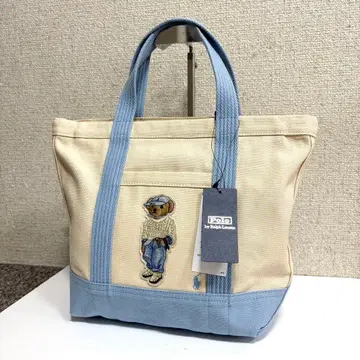 새상품 랄프 로렌 폴로베어 토트백 물