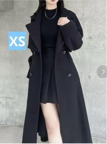 dazzlin 2WAY 레이디 코트 XS 사이즈 블랙
