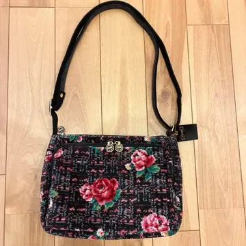 [택 포함 미사용 새상품] FEILER 로지 트위드 숄더백