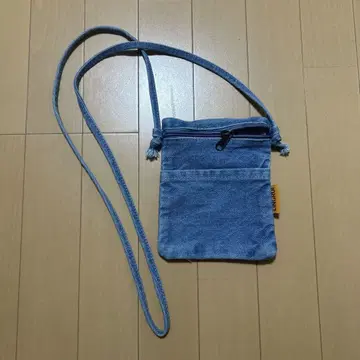 데님 숄더백 지퍼 포함