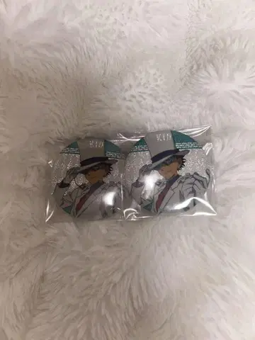괴도 키드 트레이딩 메탈릭 캔뱃지 2개 세트