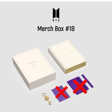 BTS MERCH BOX #18 누락 있음