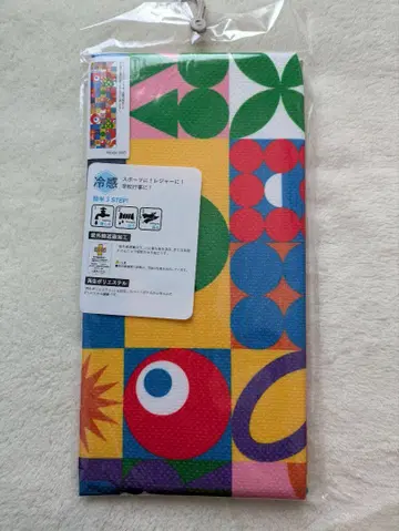 EXPO 2025 컬러풀 냉감 타월 약 30cm x 100cm