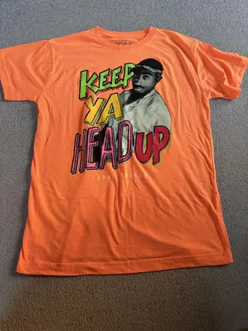 2PAC 티셔츠 XL 오렌지