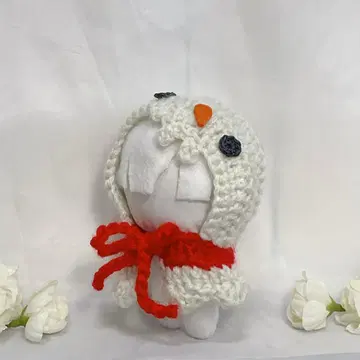 10cm 12cm 봉제인형 옷 녹는 중인 눈사람 판초
