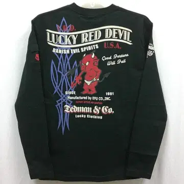 테드맨 롱T TDLS-370 핀스트라이프 테드맨 블랙 44 (XL)