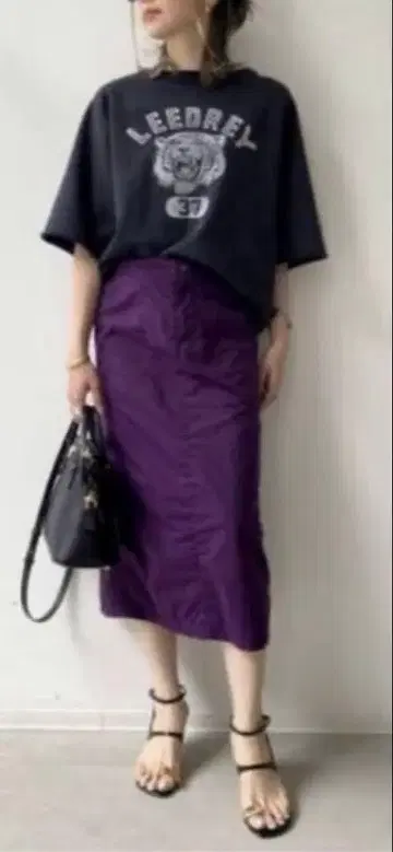[ Americana/아메리카나 ] Nylon Tight Skirt