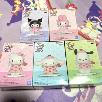 산리오 캐릭터즈 FluffyPuffyMine 5개 세트
