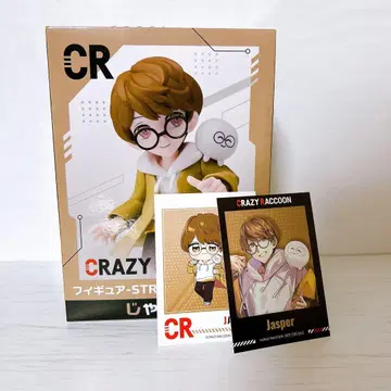 GiGO CRAZY RACCOON 피규어 폴라로이드풍 카드 재스퍼