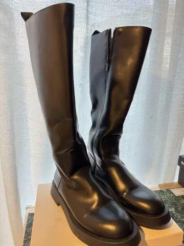 ZARA 블랙 롱 부츠 37