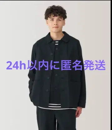 기간 한정 가격 25ss 무인양품 카포크 혼방 커버올 블랙 L