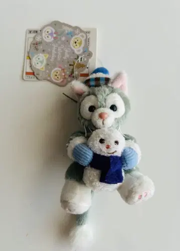 미사용 윈터 홀리데이 젤라토니 봉제 인형 스트랩