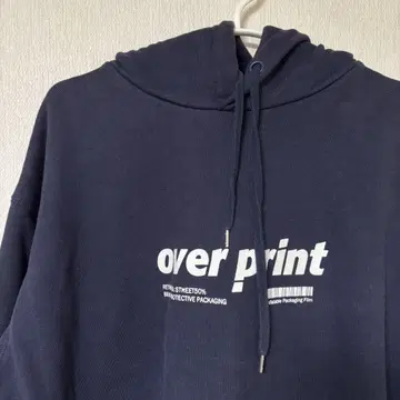 overprint 후드티 XL