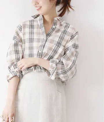 Spick&Span 체크 셔츠