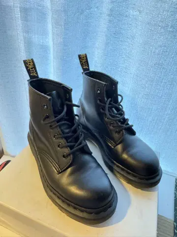 Dr. Martens 닥터마틴 블랙 워크 부츠 37 여성용