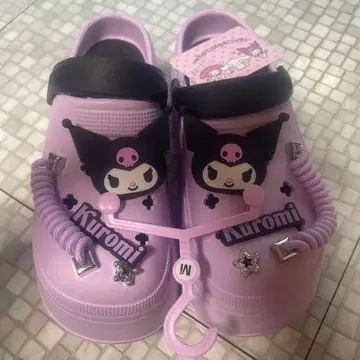 Kuromi 사보 샌들 M 사이즈 라벤더