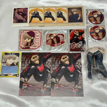 은혼 오키타 소고 하구캬라 파샤코레 아크릴 카드 특전 브로마이드 세트