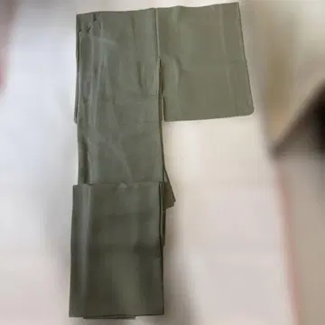 올리브 그린 이로무지 기모노