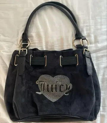 Juicy Couture 네이비 하트 토트백
