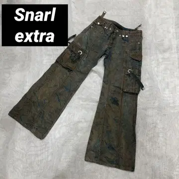 스나르 snarlextra 디자인 카고 팬츠