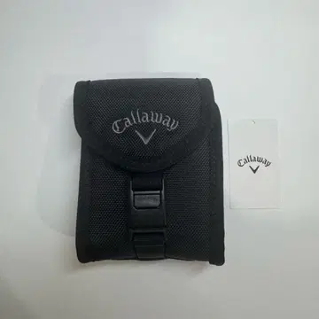 Callaway 블랙 나일론 파우치 카라비너 포함