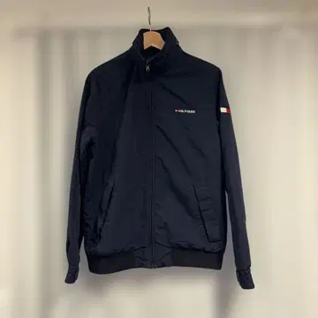 타미힐피거 네이비 나일론 자켓