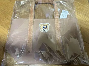 페이러 러브러리 올드 테디 와펜 토트백 베이지 스몰