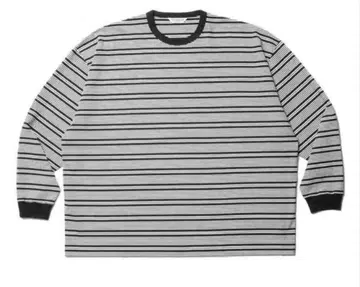 cootie Supima Border Oversized L/S Tee