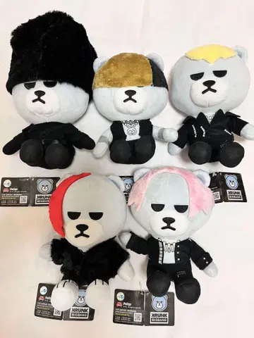BIGBANG 앉은 봉제 인형 5체 세트