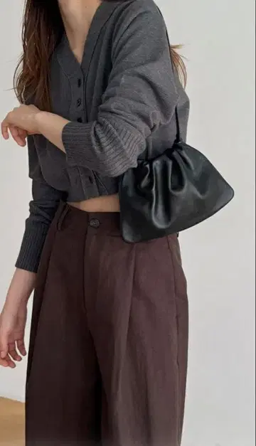 El mar 가죽 미니 숄더백 캐널진