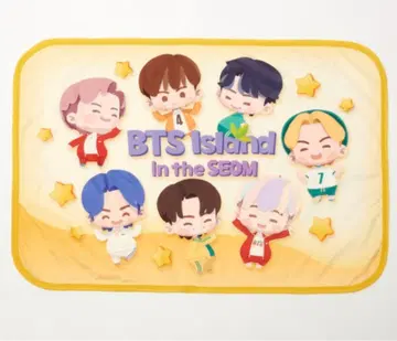 새상품 BTS 인더섬 시마무라 담요 무릎담요