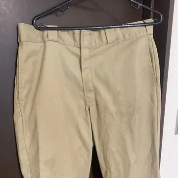 dickies 874 베이지 워크 팬츠 스트레이트 밑단 34 x 32