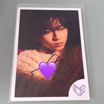 ICEx 타케노 세나 생일 브로마이드 사인