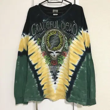 Greatful Dead 그레이트풀 데드 타이다이 긴팔 티셔츠 장미 L