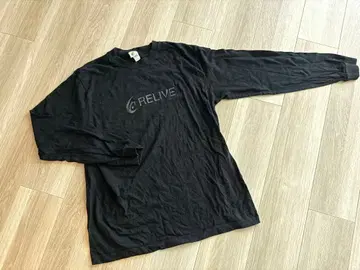 블랙 리라이브 T셔츠 L 사이즈
