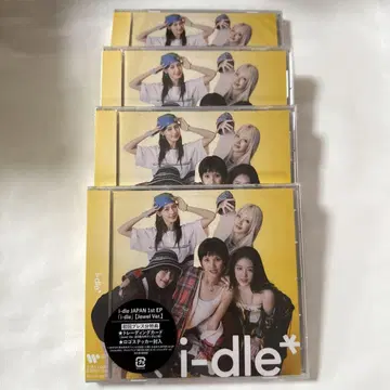 idle 일본 앨범 CD 새상품 4개 세트 jewel.ver