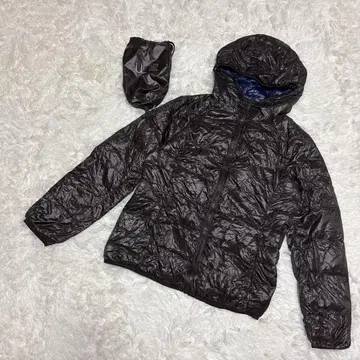 UNIQLO 울트라 라이트 다운 다크 브라운 주머니 포함 다운 자켓 M