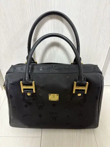 MCM 블랙 핸드백