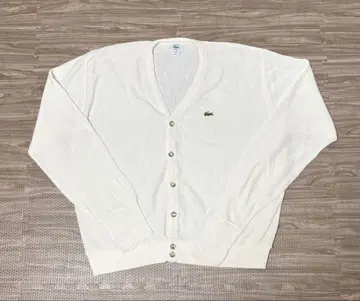 IZOD LACOSTE 라코스테 아크릴 가디건 화이트 USA제