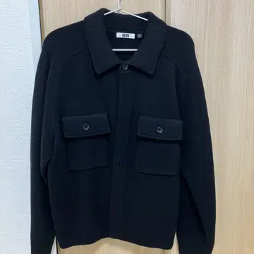 UNIQLO U 라무 니트 자켓 M 사이즈 블랙