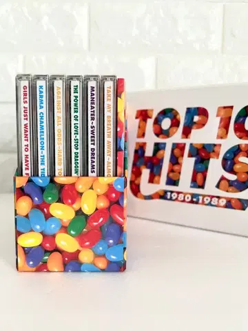 미개봉 TOPTEN HITS 1980-1989 6매 세트
